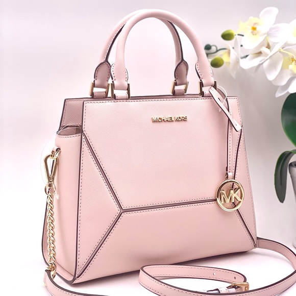 Michael Kors Bags Michael Kors Prism Md Satchel Messenger Bag Pink